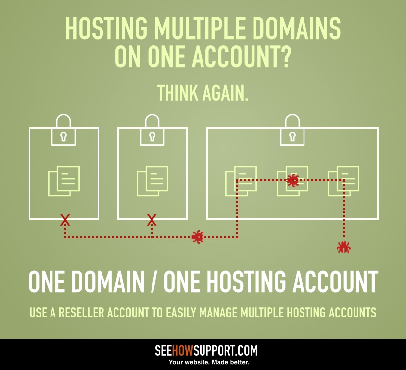 Why Multiple Domains On One Hosting Account Can Be A Security Risk