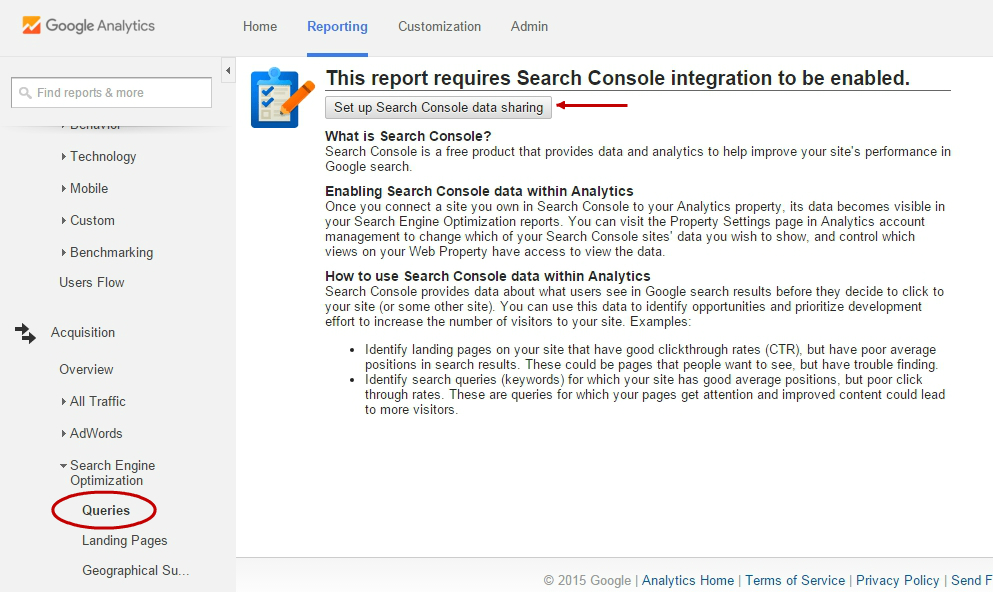 google-analytics-query-screen-when-not-hooked-up-highlighted