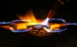 torch-heating-up-chain