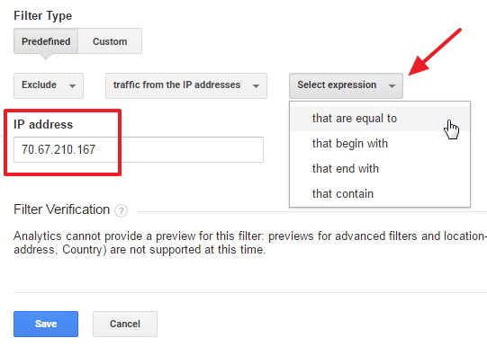 google-analytics-add-ip-and-select-equal-to-hl